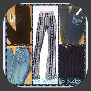 Pants, Capri, Leggings Various Sizes